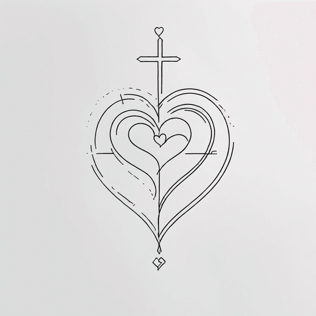 heart and cross