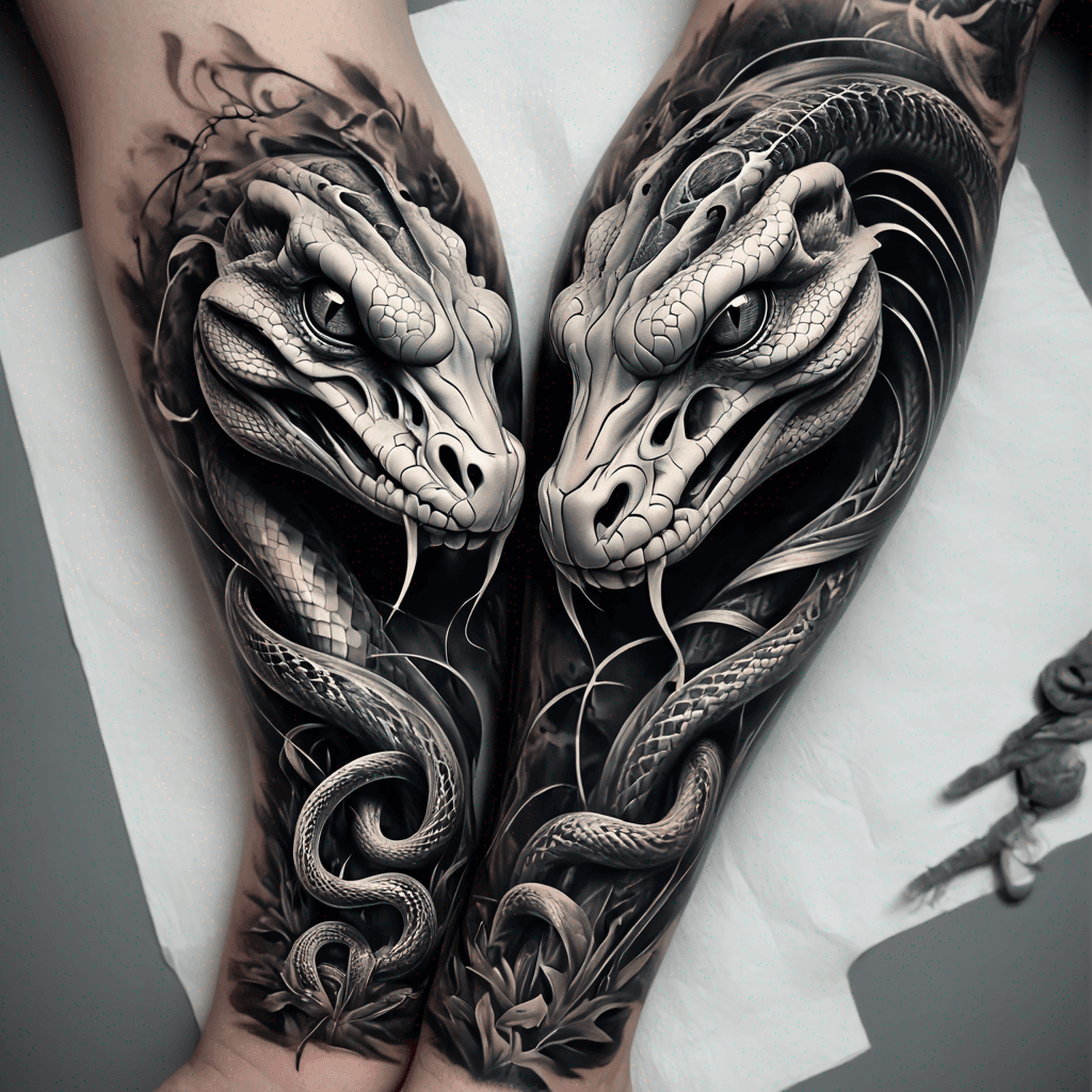cane with snake head