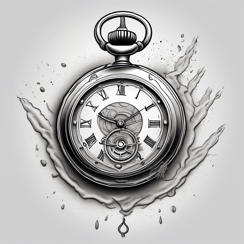 Pocket watch and sand 