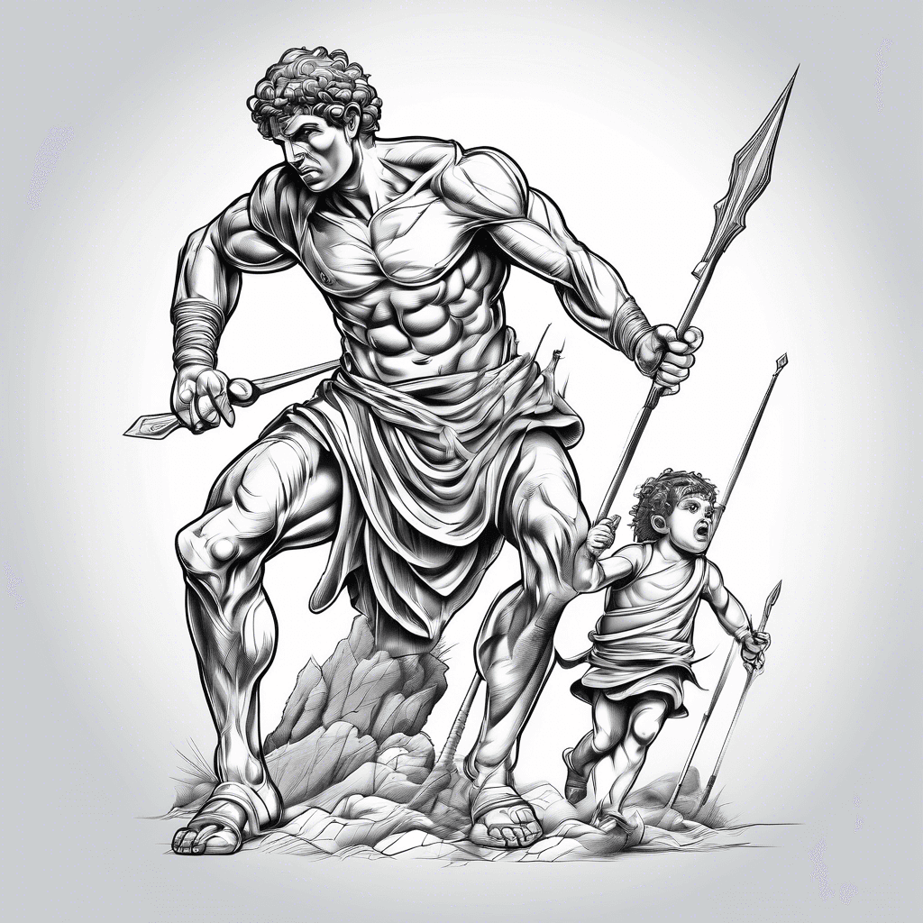 David and Goliath 
