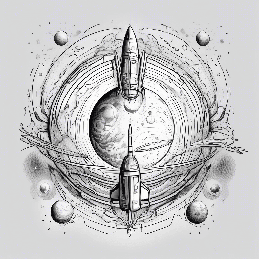 Space, fine lines