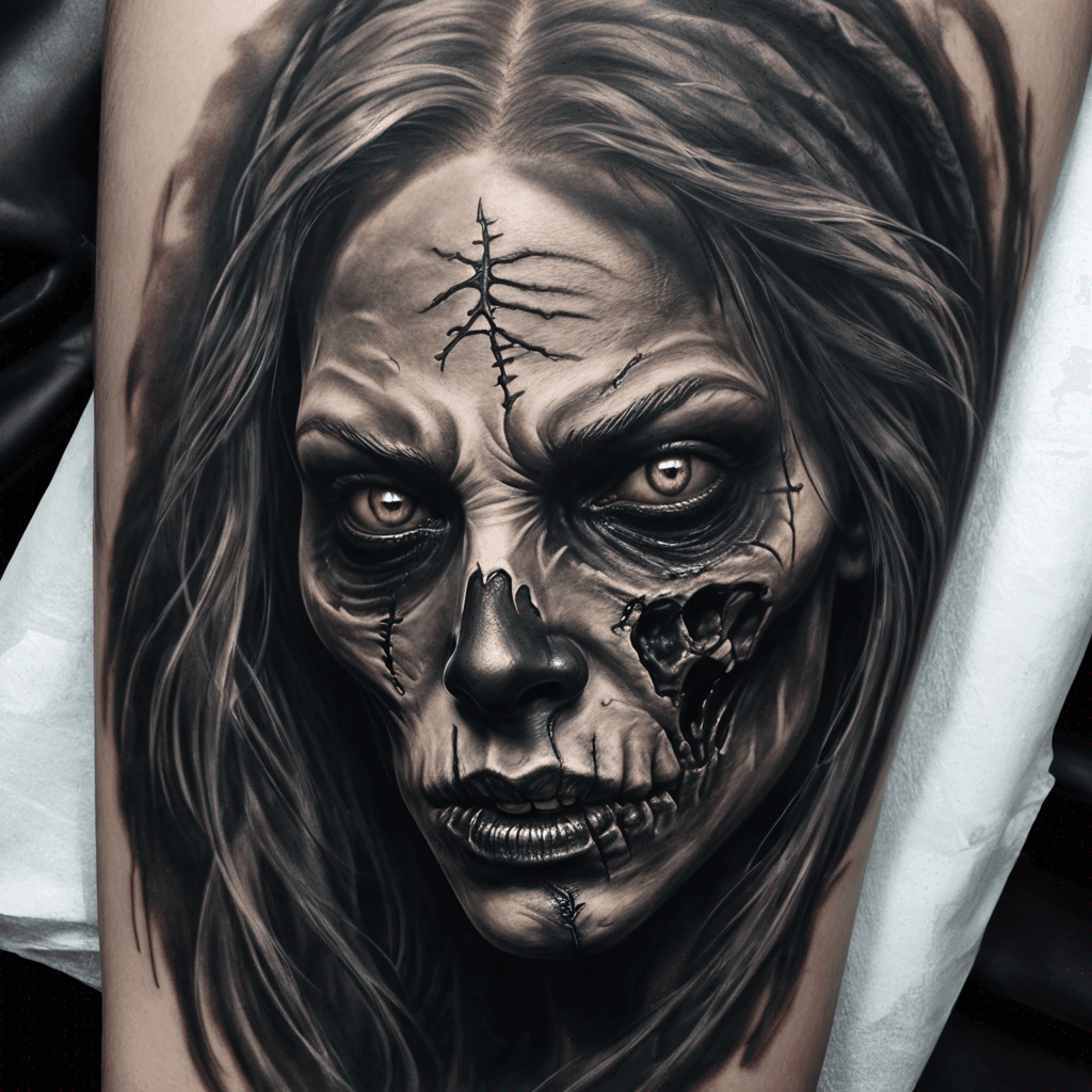 undead face