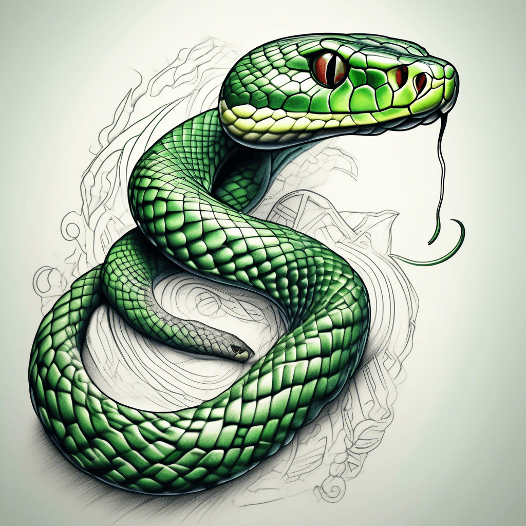 green snake