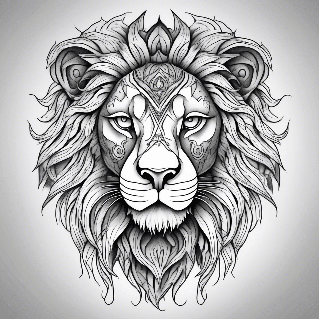 Simplistic Lion head