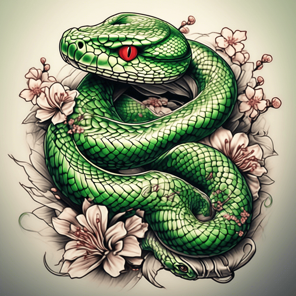green snake