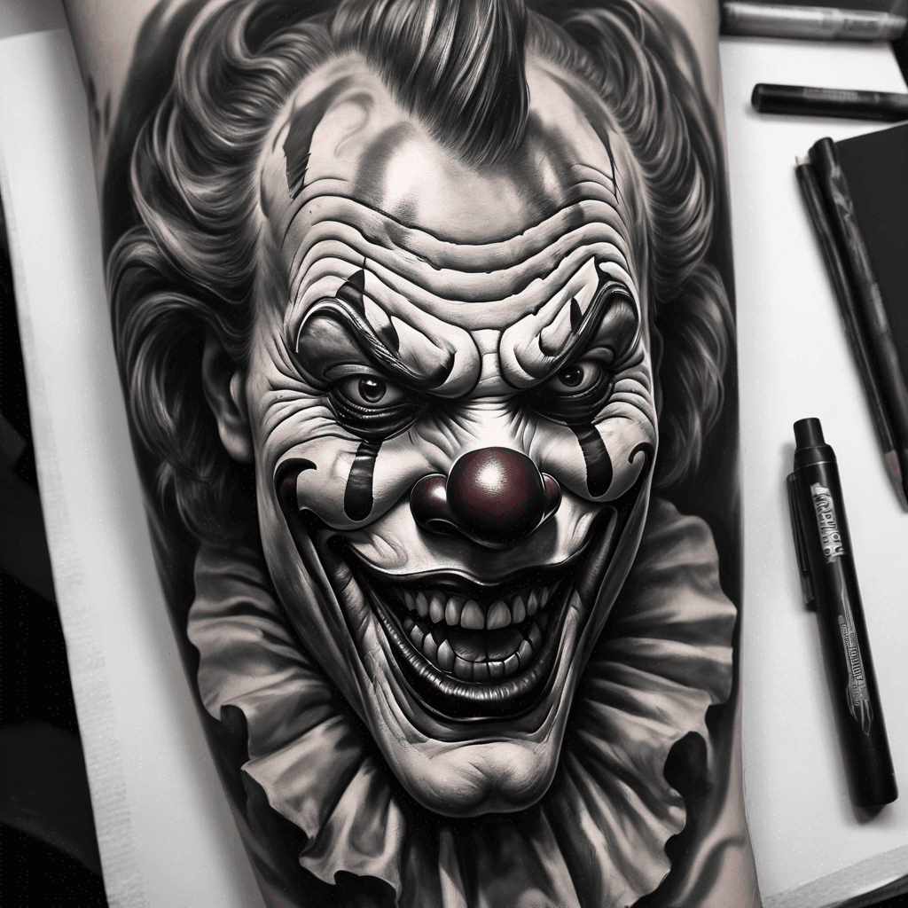 clown demon portrait