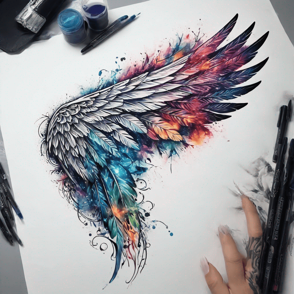 wing tattoo 