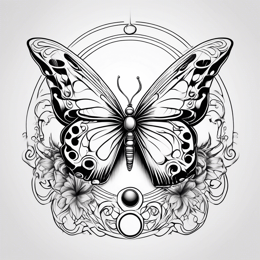Simple butterfly and 8 ball