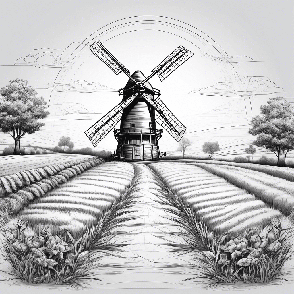 Farm windmill 