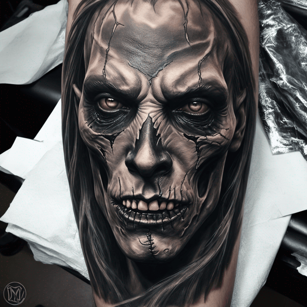 undead face male