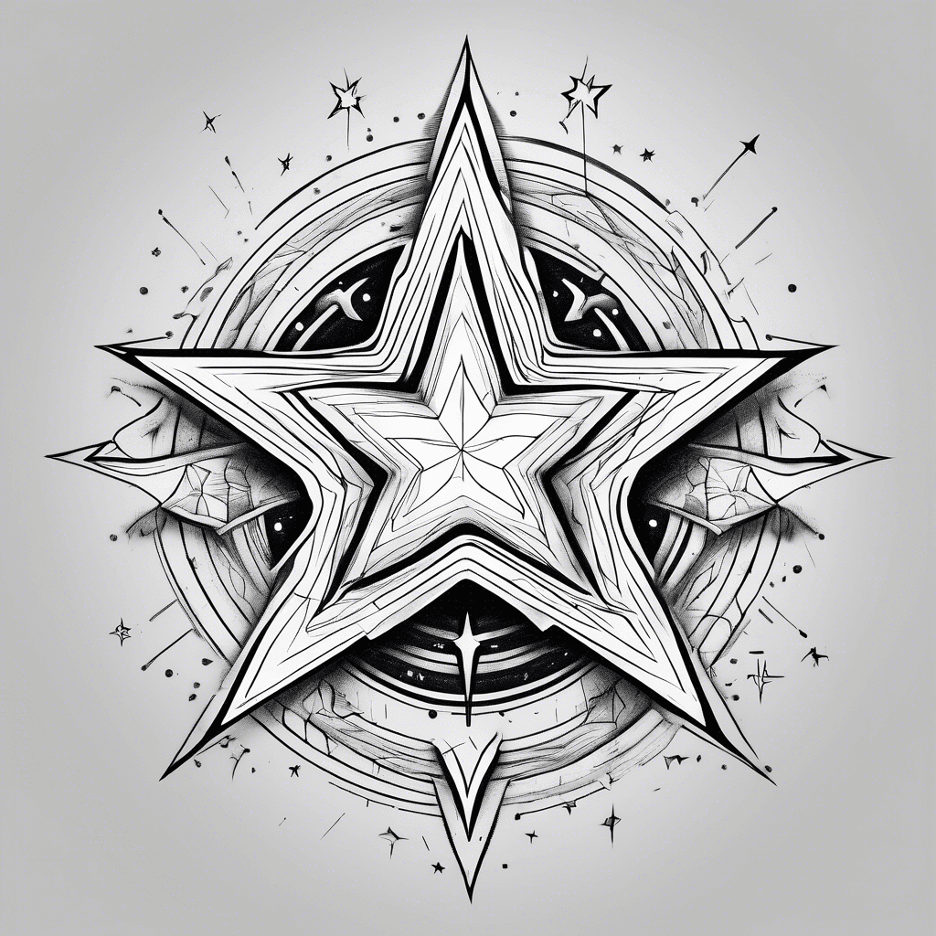 Star containing letters LM O