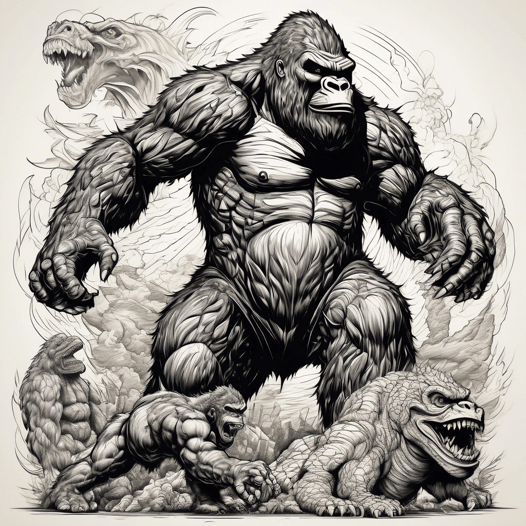 King Kong and Godzilla
