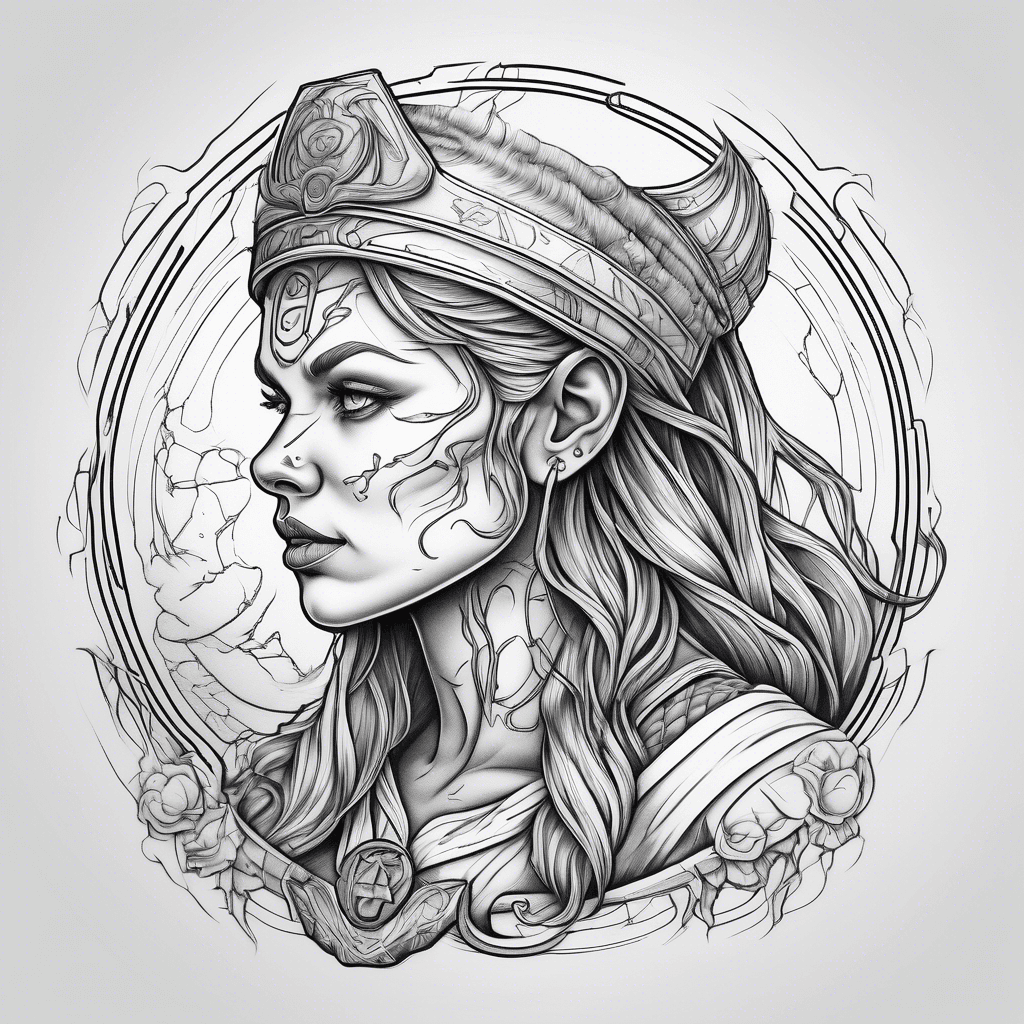 Nurse, viking, moon
