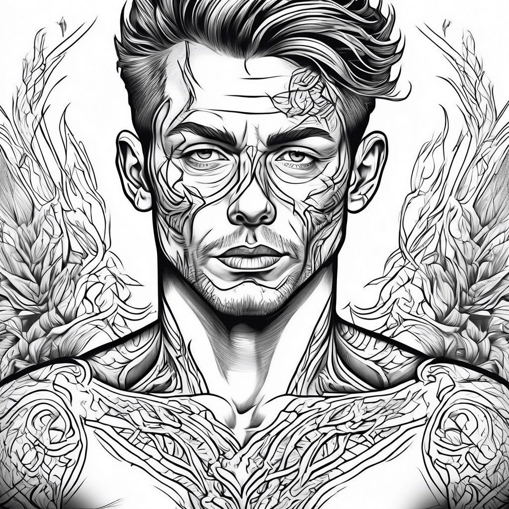 a man