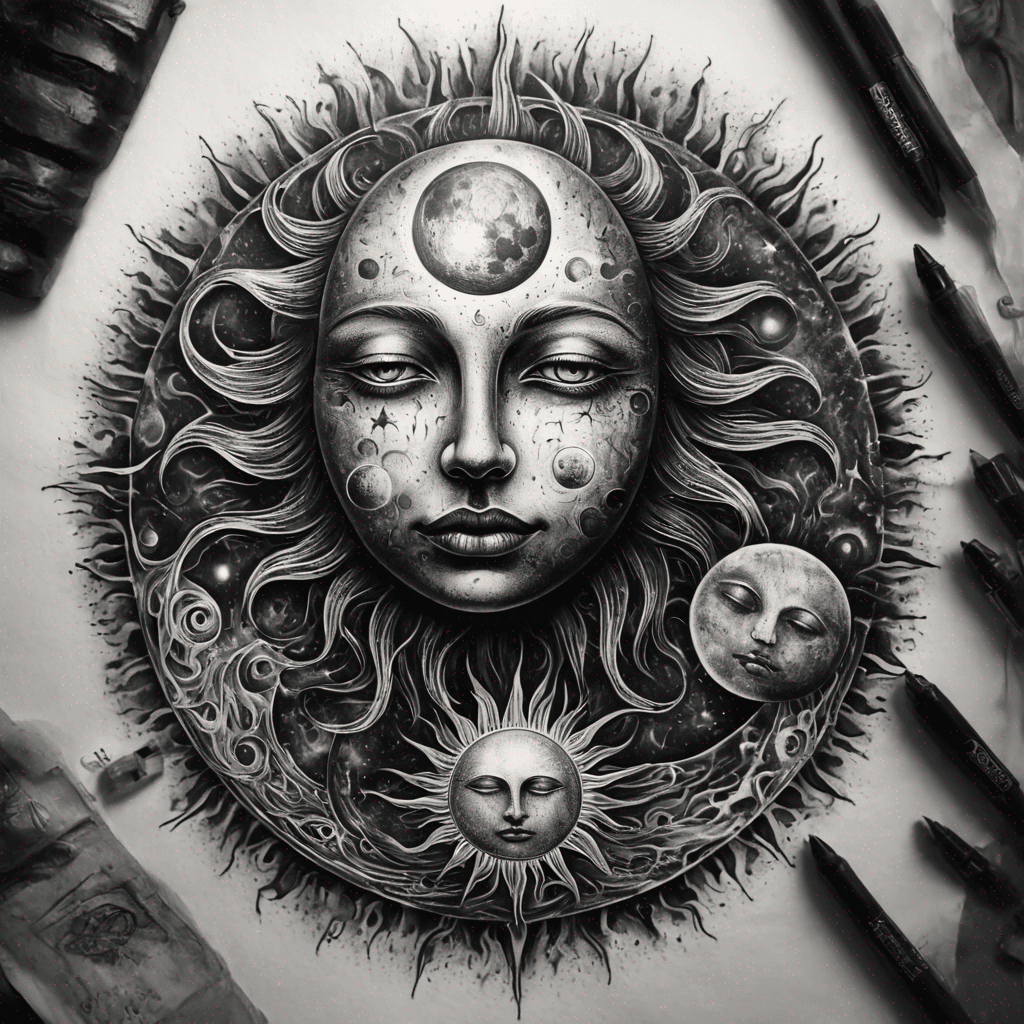 esoteric moon and sun