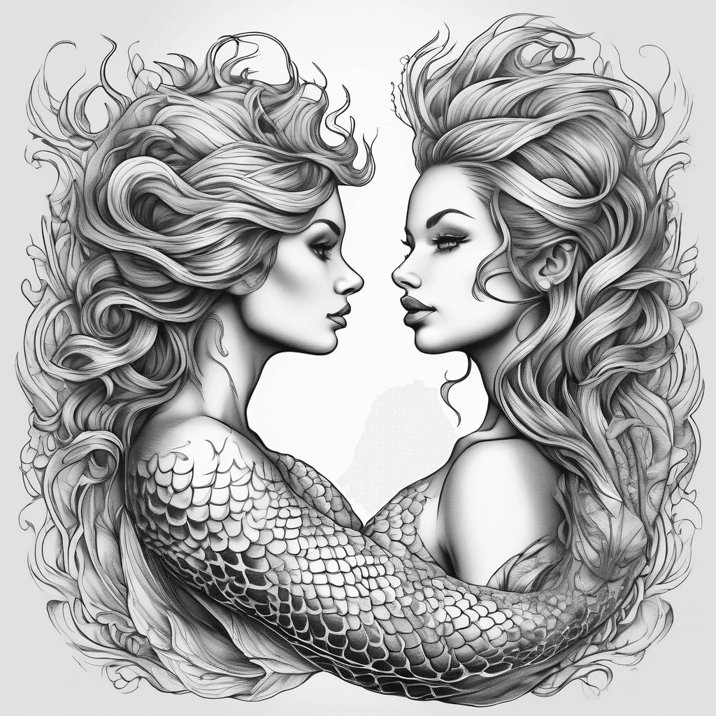 A mermaid