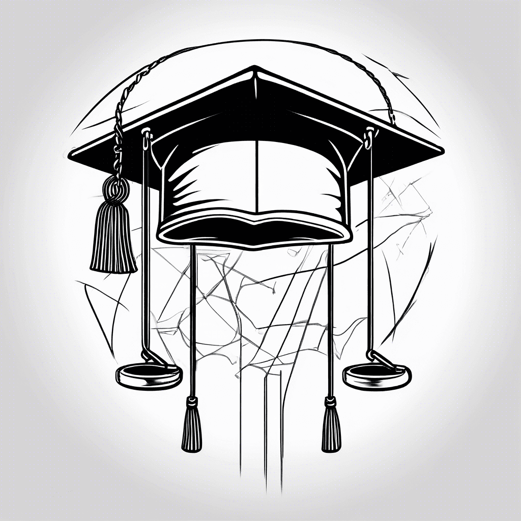 Graduation Cap and Swing set