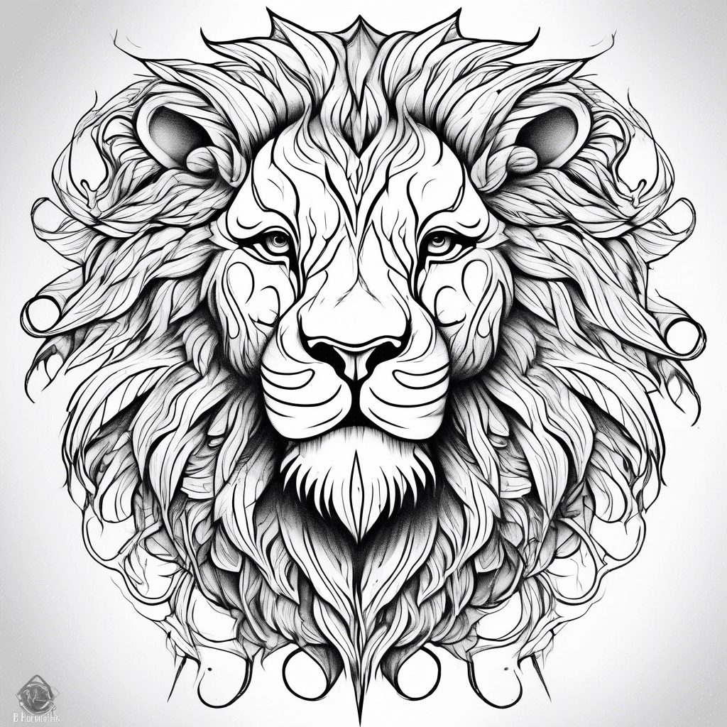 Simplistic Lion head