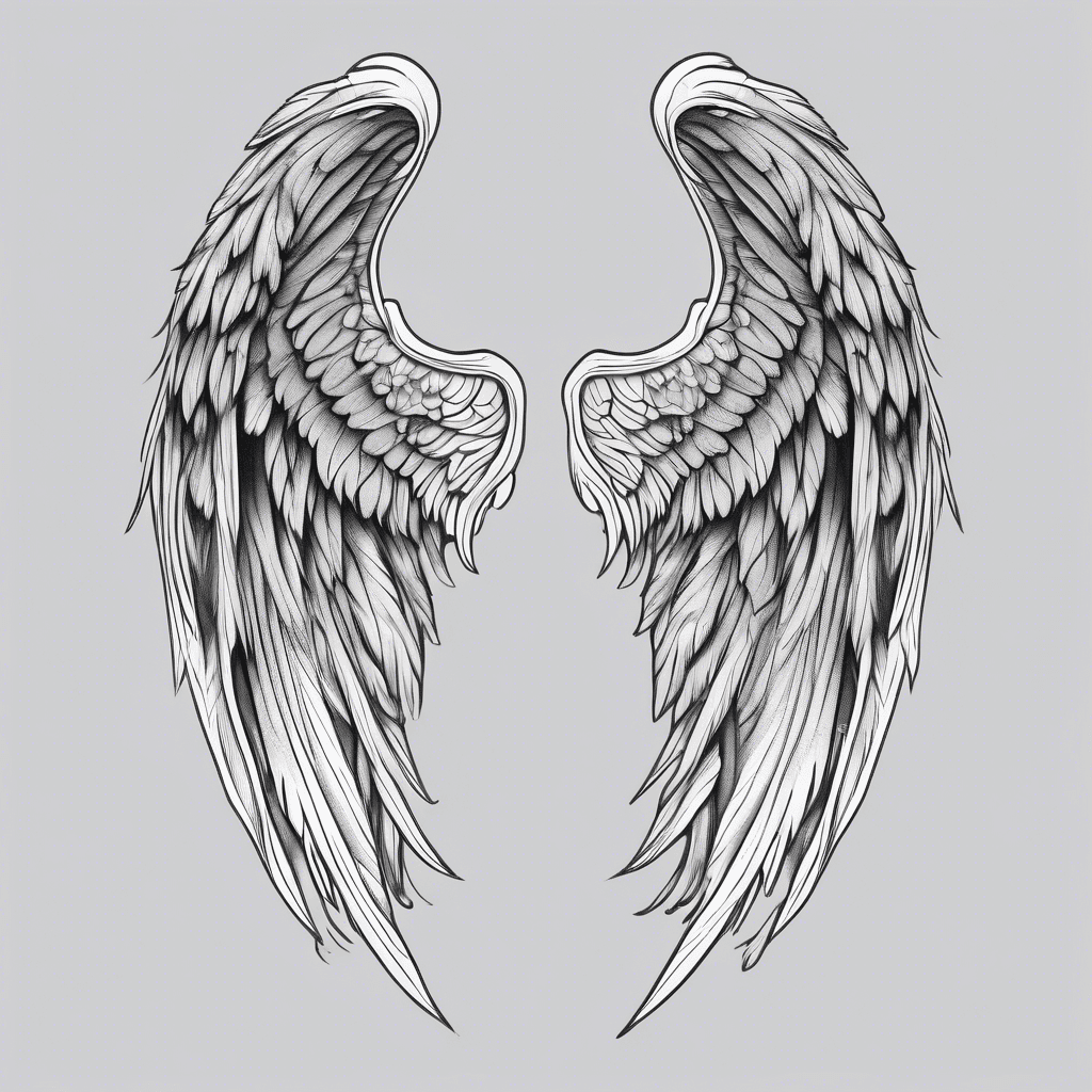 Angel wings for outer arm