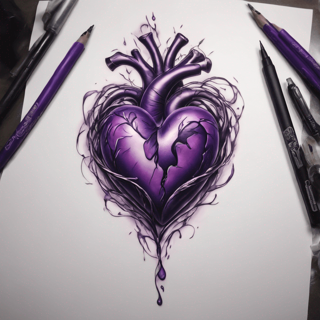 Purple heart and 