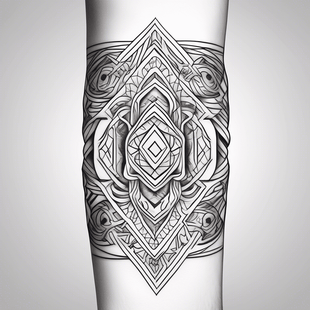 Men armband tattoo 