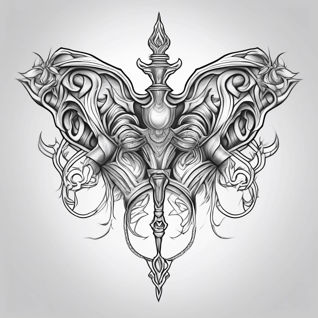 Trinacria shoulder tattoo