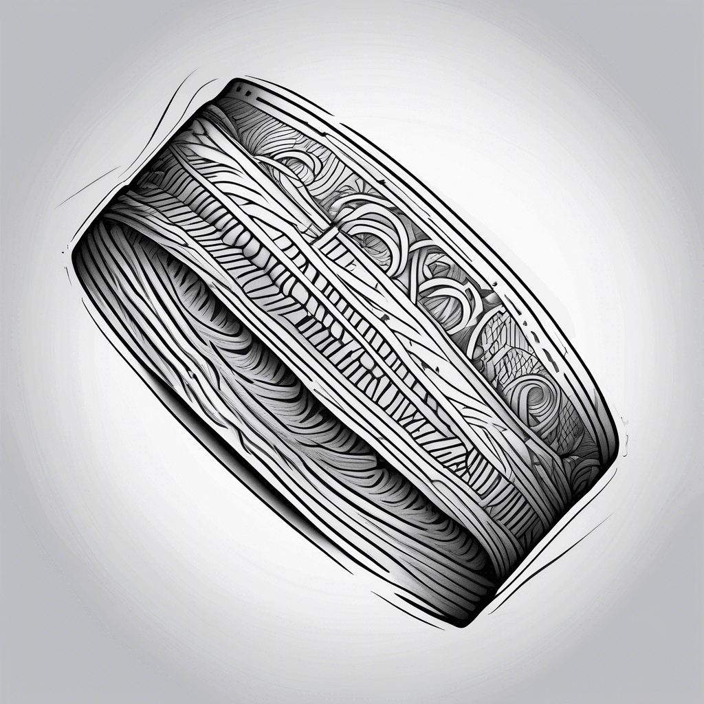 Men armband tattoo 