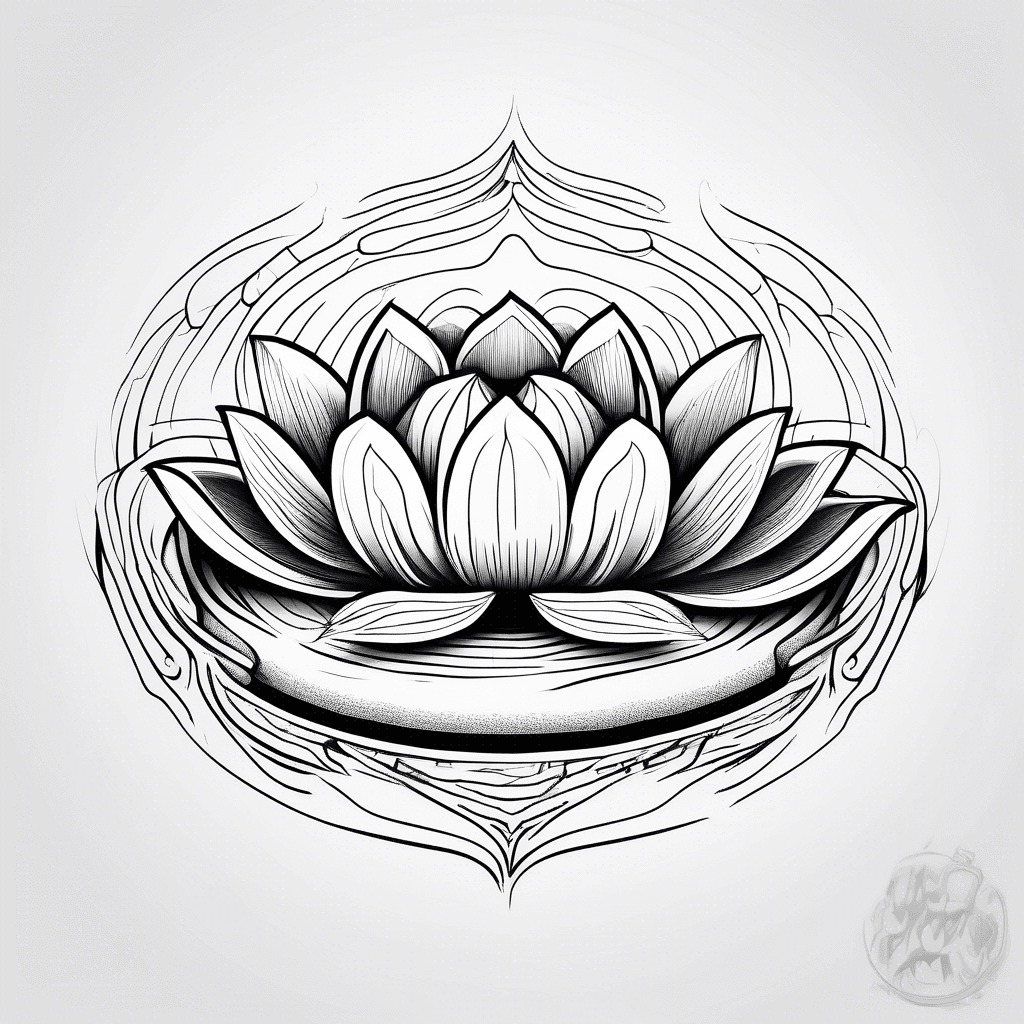a lotus donut