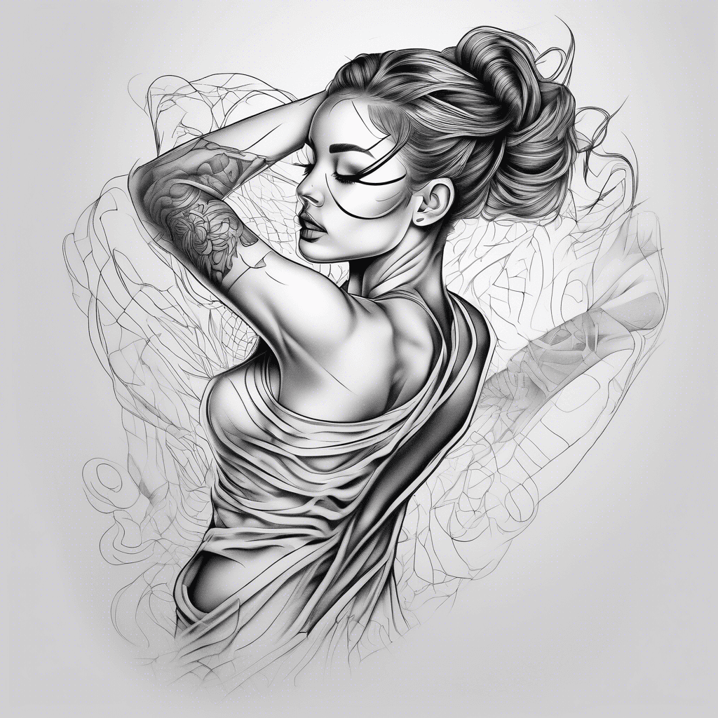 A girl dancer 