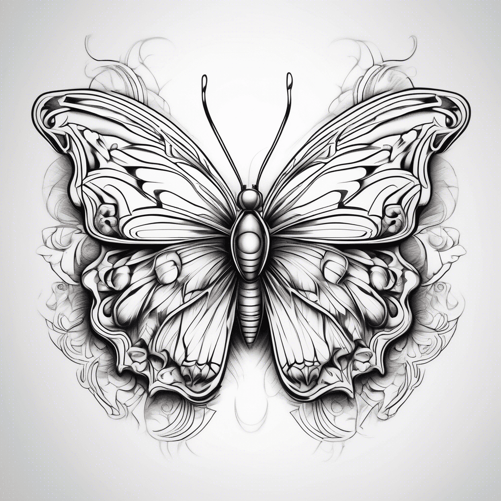 Butterfly with MS in wings