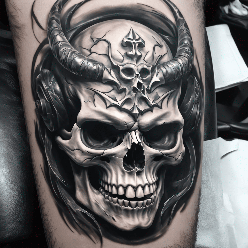 evil skull