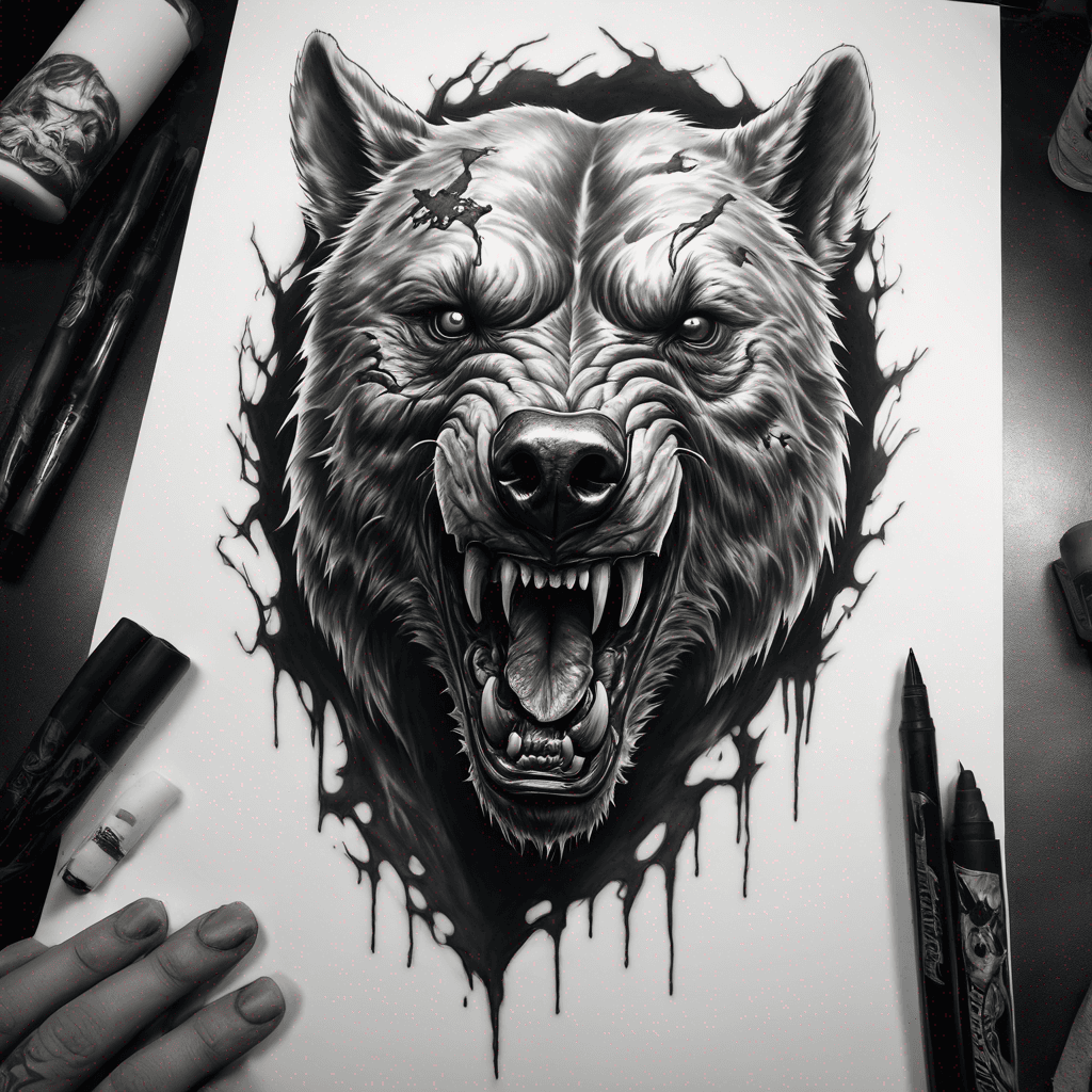 zombie hellhound bear
