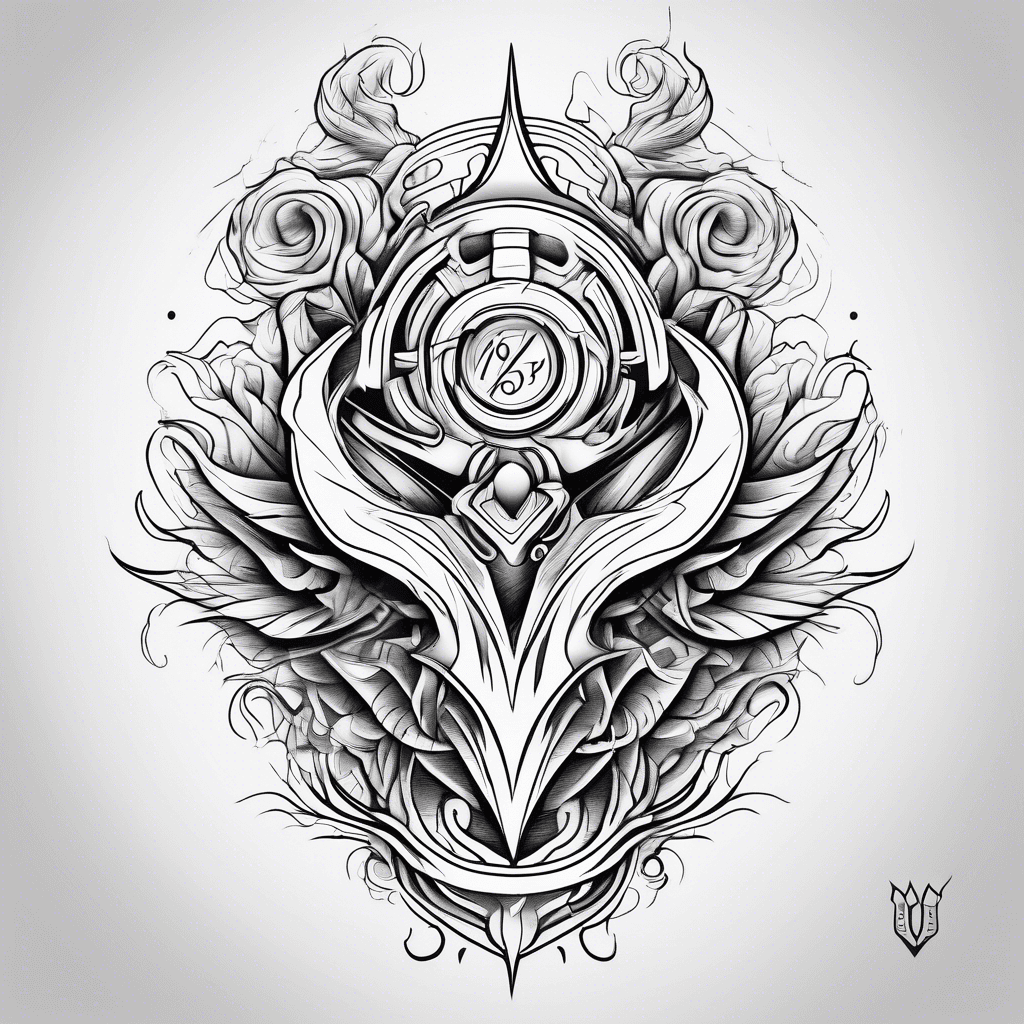 v8 2007 written tattoo
