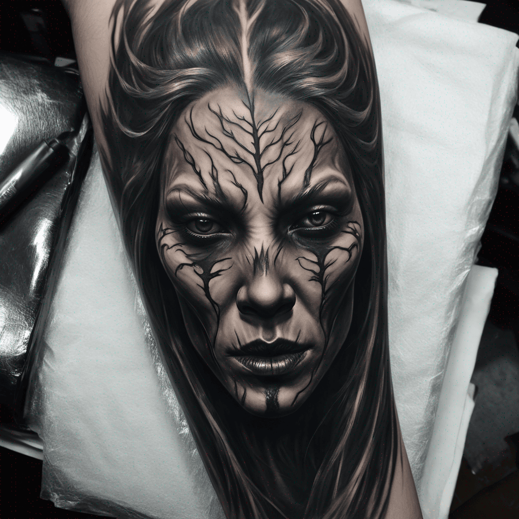 dark spirit with skin