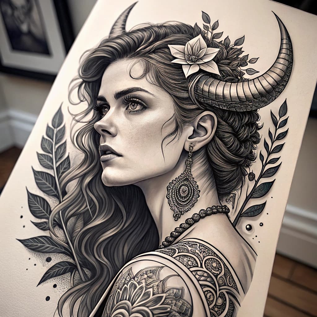 taurus woman portrait