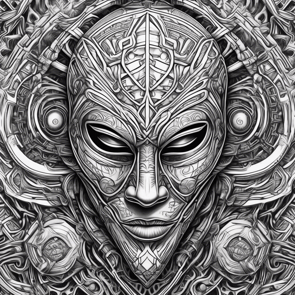 Psytrance mask