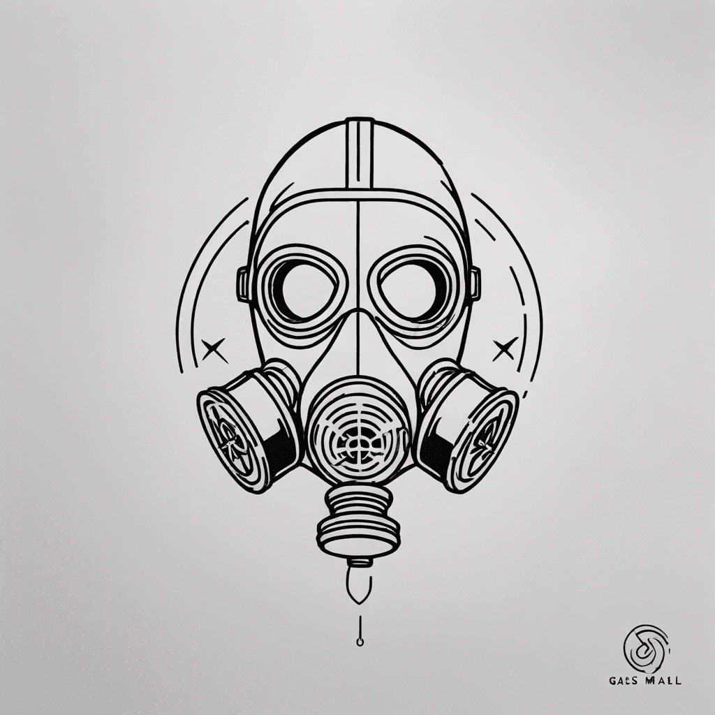 Gas mask spiral