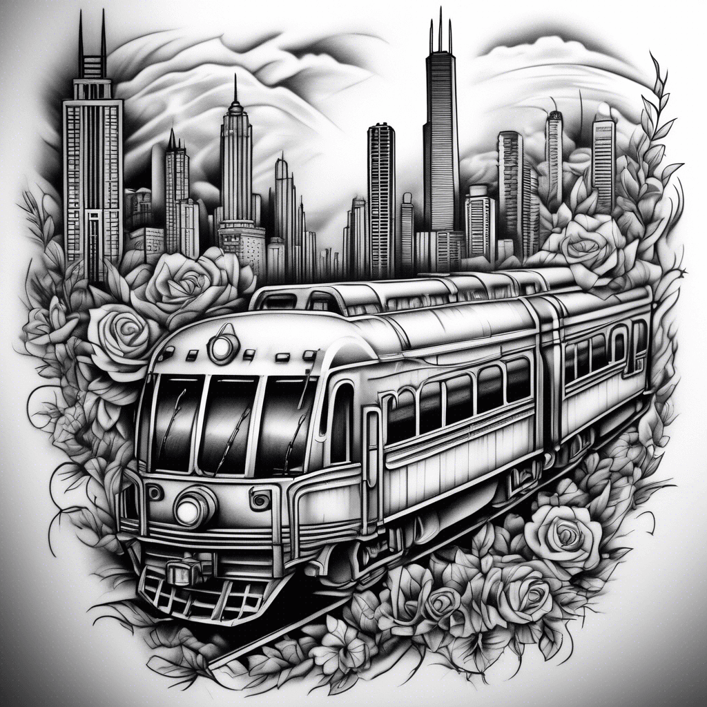 chicago with train