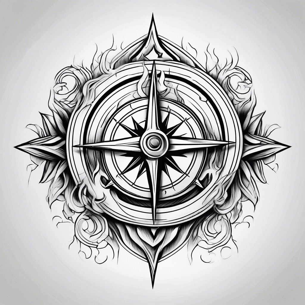 flame and compass 