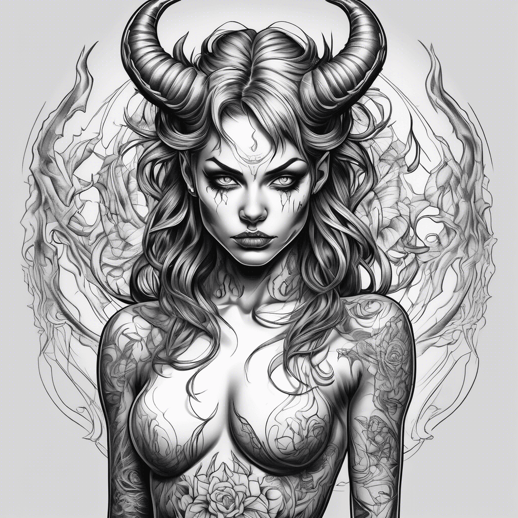 Sexy demon girl