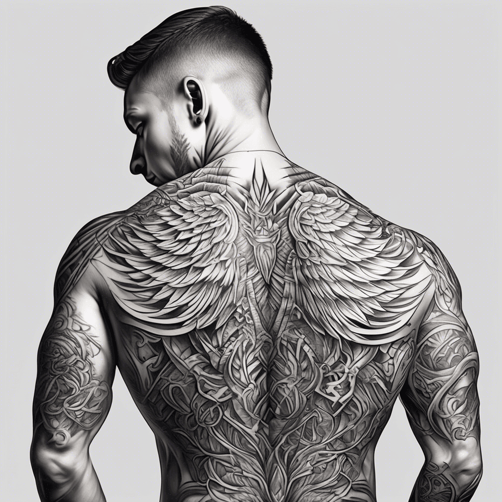 back and arms