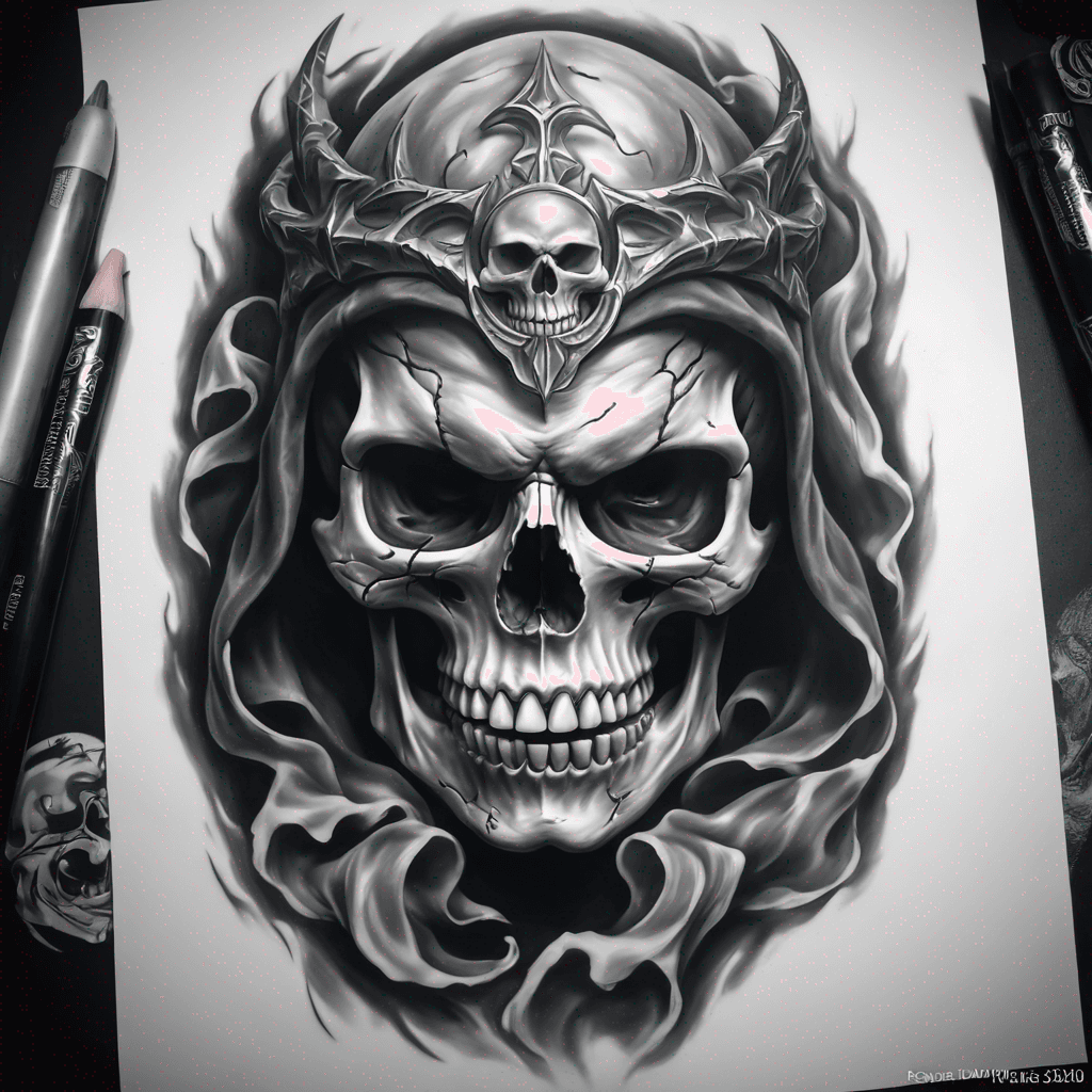 evil skull