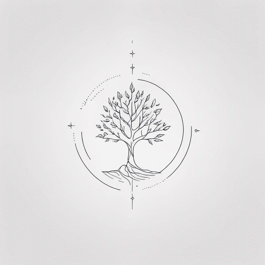 tree, white background