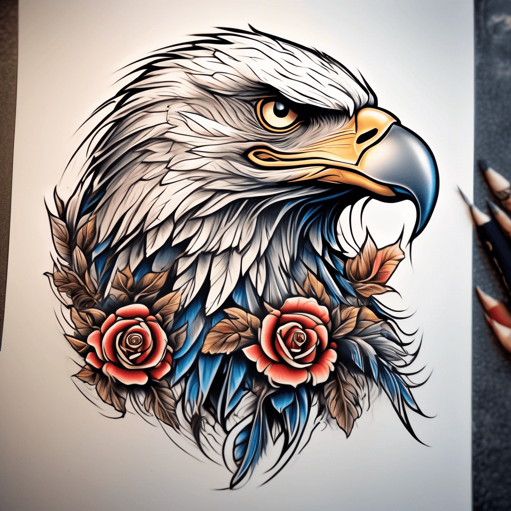 eagle, no background