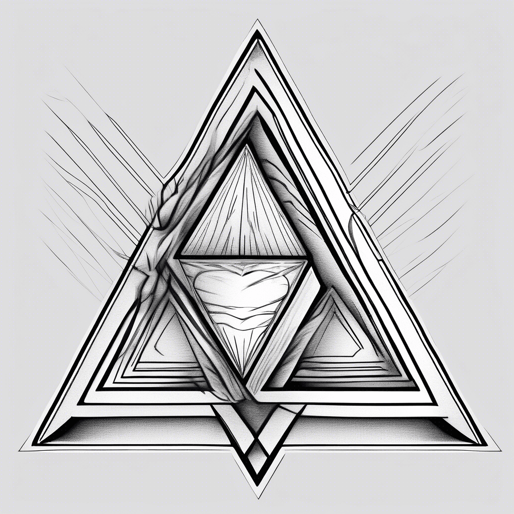Triangle with a heart