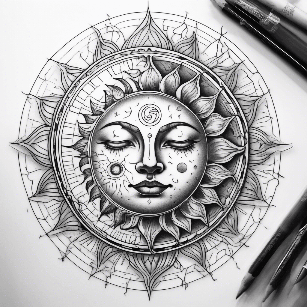 esoteric moon and sun