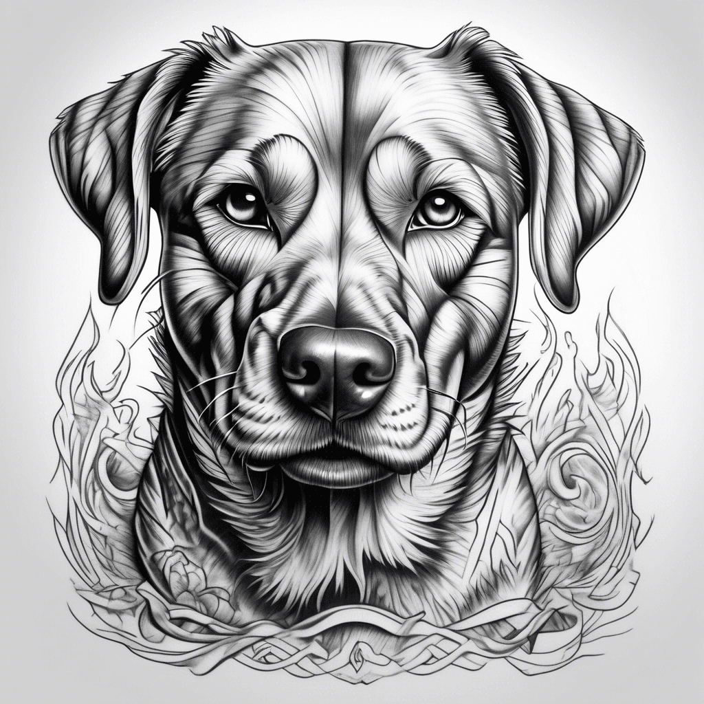 a dog having fun