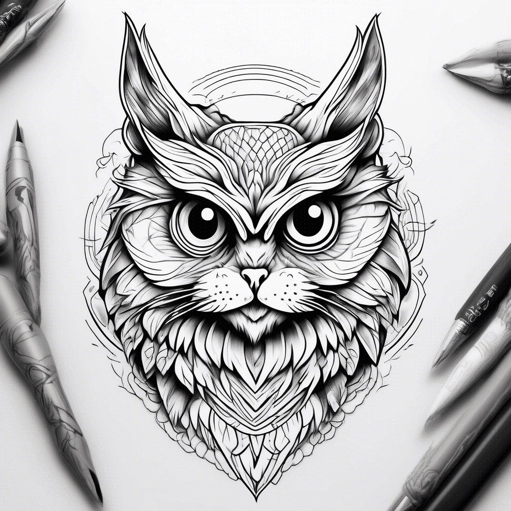 Cat rabbit owl