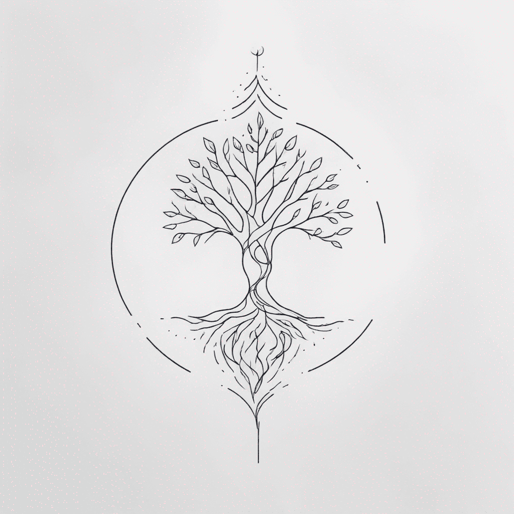 tree, white background
