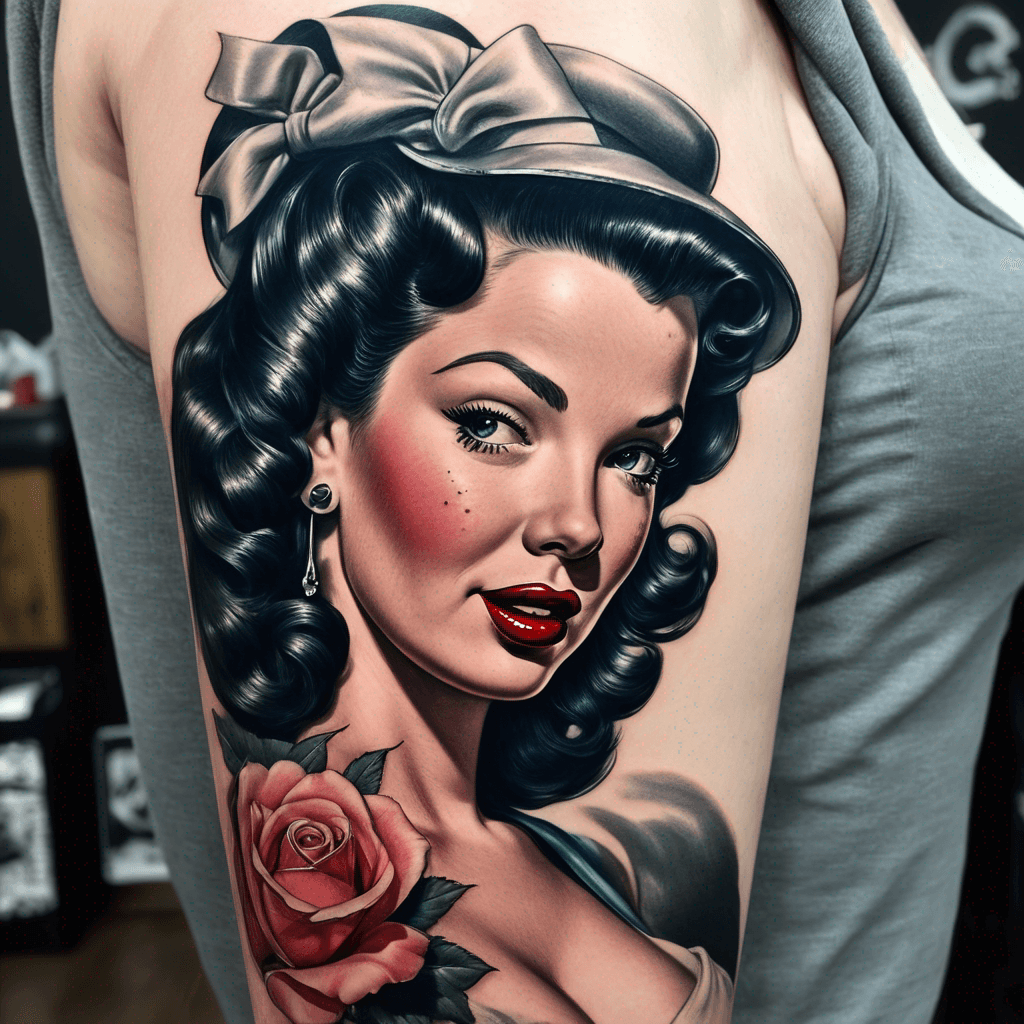 Pinup full length 1950’s